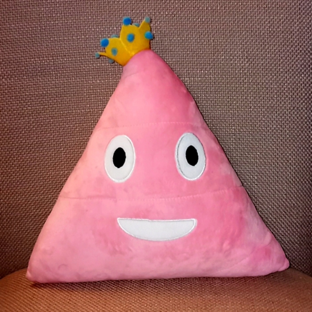 Emoji Queen Face Poop Plush Stuffed Animal